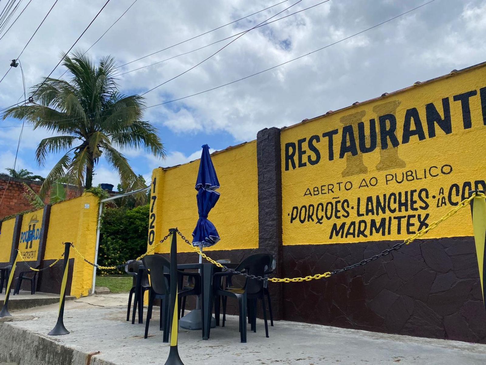 Pousada E Restaurante Frente Mar H Guaruja Guarujá Exterior foto